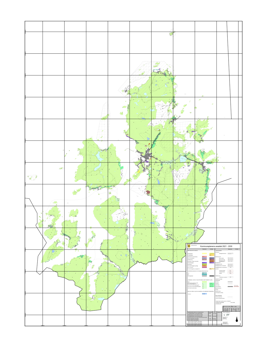 Illustrasjon over Øksnes kommune 